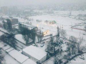 Прогноз погоды обещает ослабление ветра и прекращение снегопада ближе к вечеру, посмотрим!