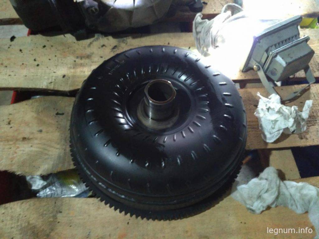 Съём и разбор АКПП на Galant EA с 6A13 - F4A42-2
