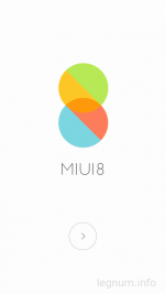 Первый запуск Miui 8.2
