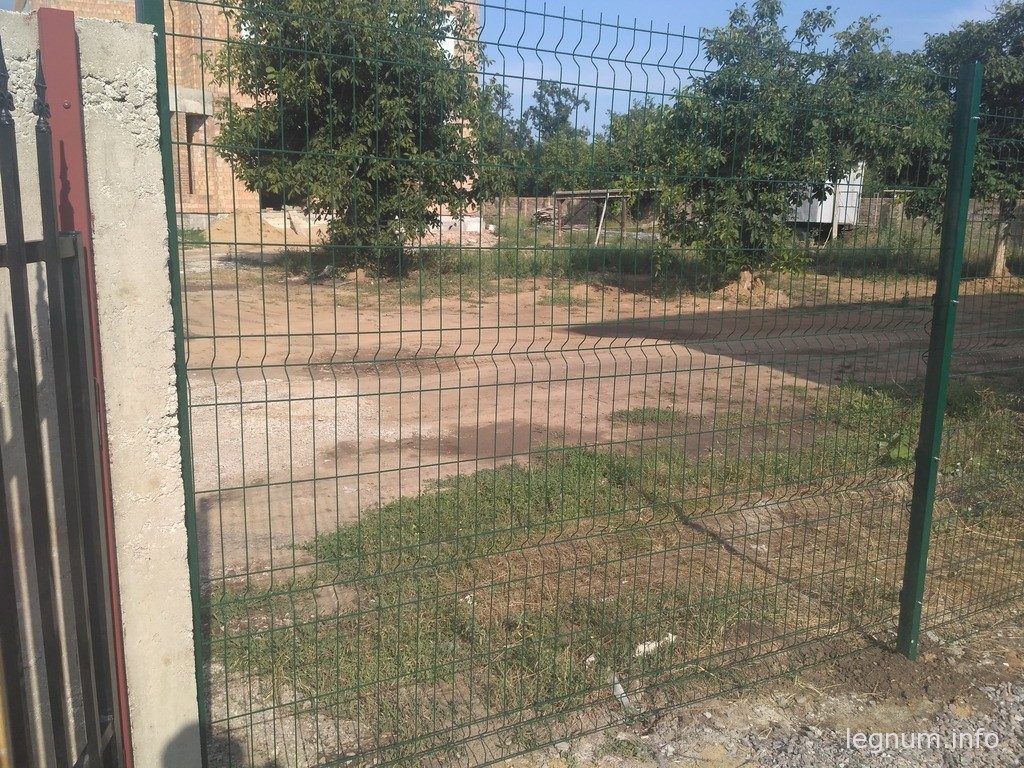 результат установки 3Д забора