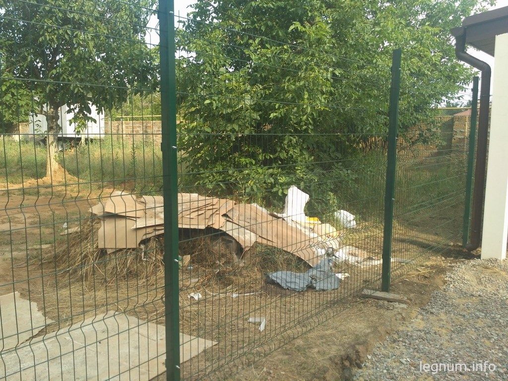 результат установки 3Д забора
