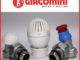 Комплект угловых радиаторных кранов с термоголовкой GIACOMINI (R470FX003) 1/2''