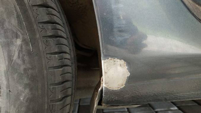 Зачистка кузова от ржавчины