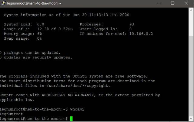 VPS установлен